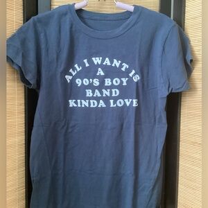 Retro “Boy Band” tee shirt Sz M 90’s vintage-inspired custom t